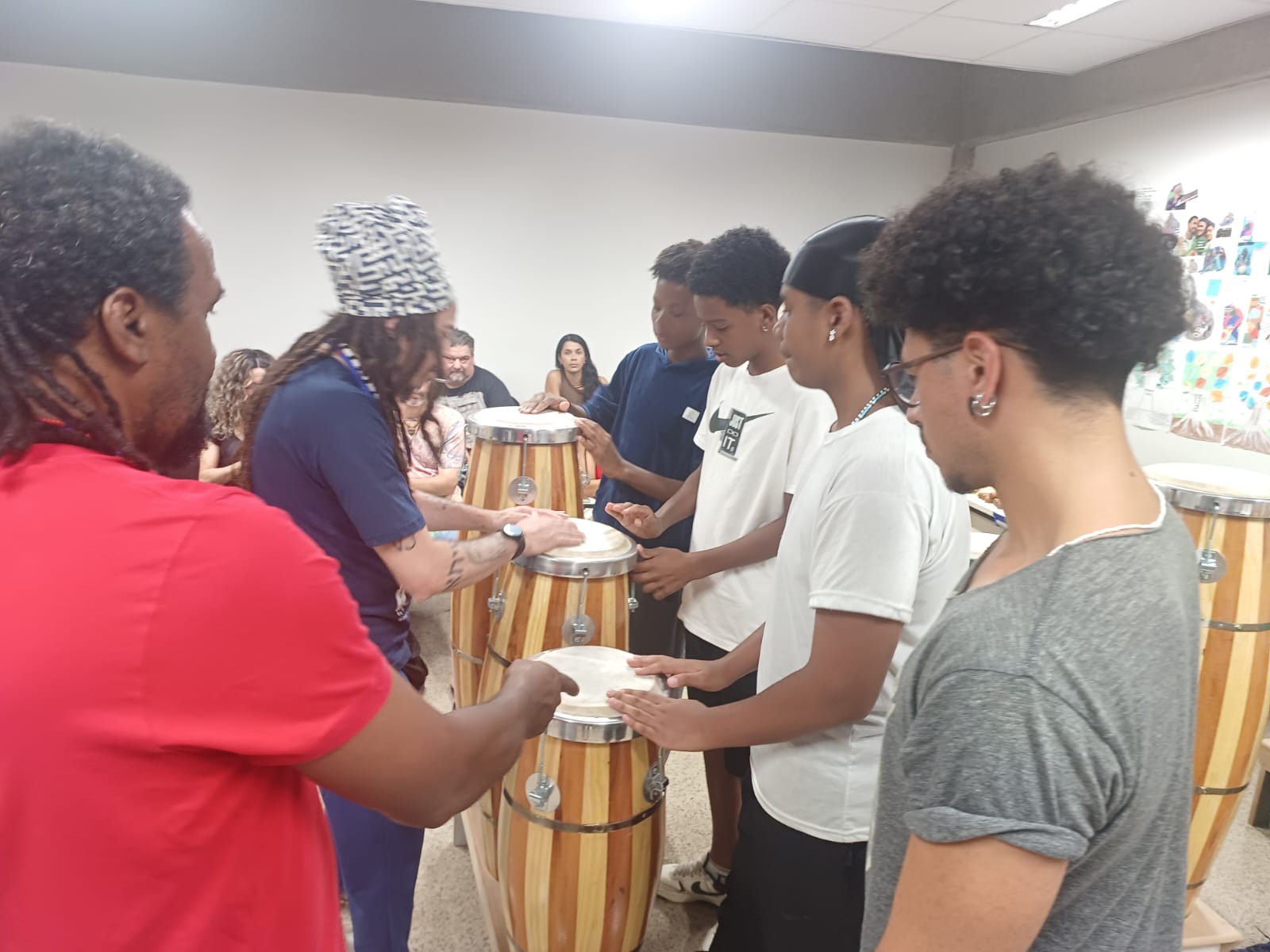 Projeto Mojubá Percussão – Ritmos e Culturas Tradicionais.